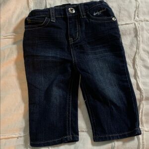 Baby fat denim capris toddler